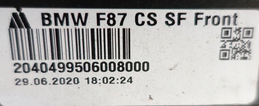 фото №10, Bmw 2 m2 cs f87 f22 lci competition coupe 8073518 19- бампер передний перед