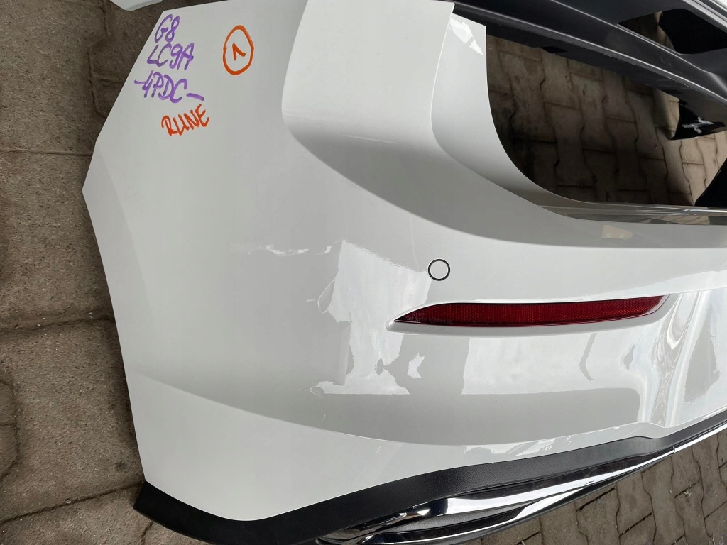 фото №14, Vw golf 8 хэтчбек бампер задняя lc9a rline обычный