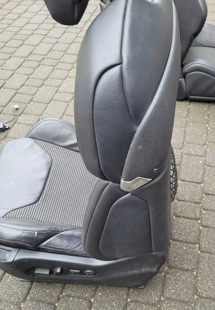 фото №12, Citroen c5 iii lift сиденье водителя левый полукожа массаж europa