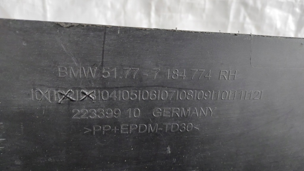 фото №8, Bmw 5 f10 f11 накладка молдинг поріг права