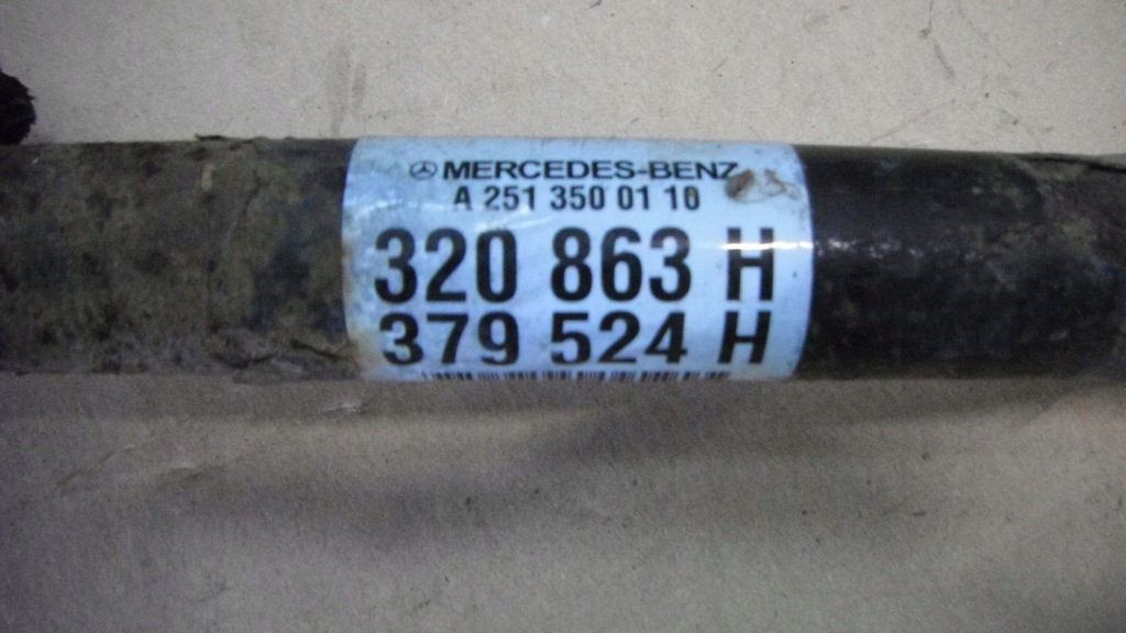 фото №2, Mercedes-benz оригінальний номер a2513500110 привідний вал