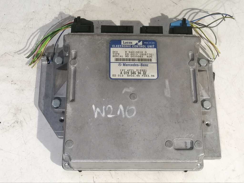 фото №1, Mercedes w210 бортовий комп'ютер блок керування двигуна