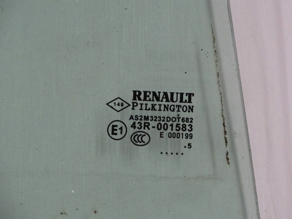 фото №8, Стекло дверь renault scenic ii правый задняя 43r-001583