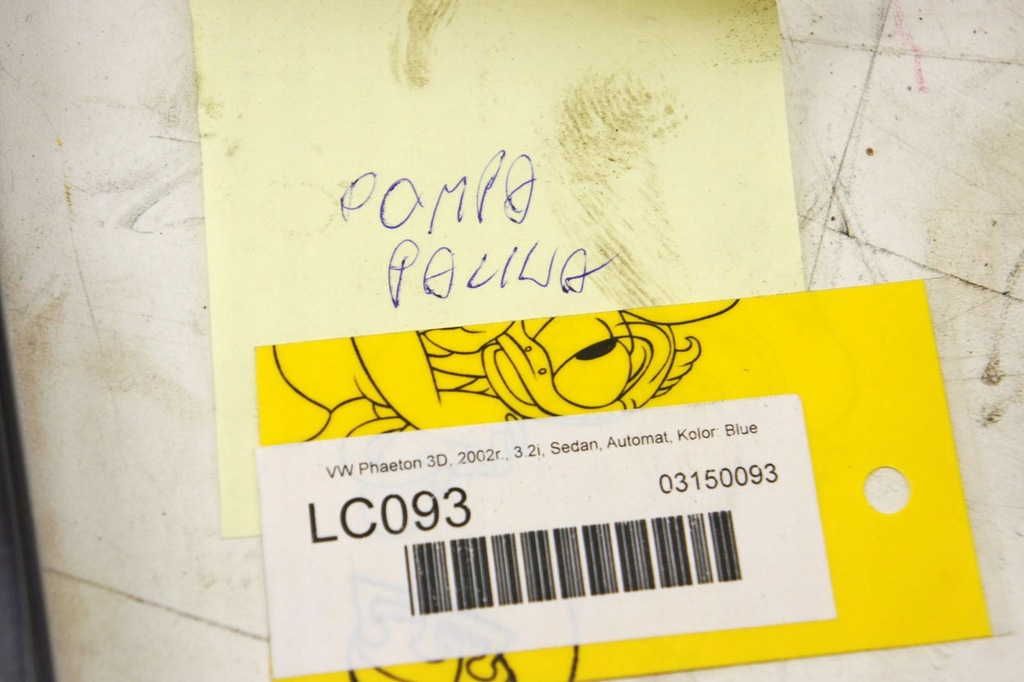 фото №6, Lc093 vw phaeton 3.2i насос топлива 3d0201021ec