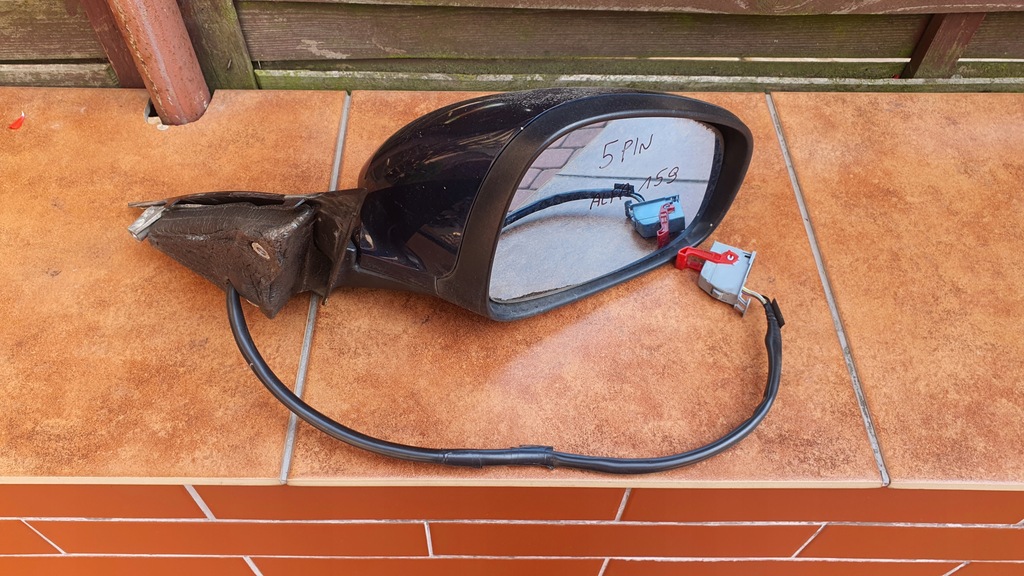 фото №1, Зеркало правое alfa romeo 159 5 pin 567/a europa