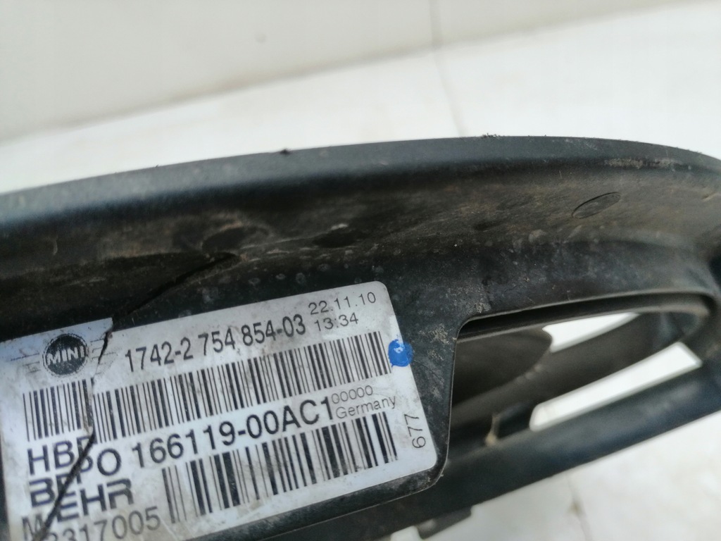 фото №5, Вентилятор радіатора mini cooper r55 r56 r57