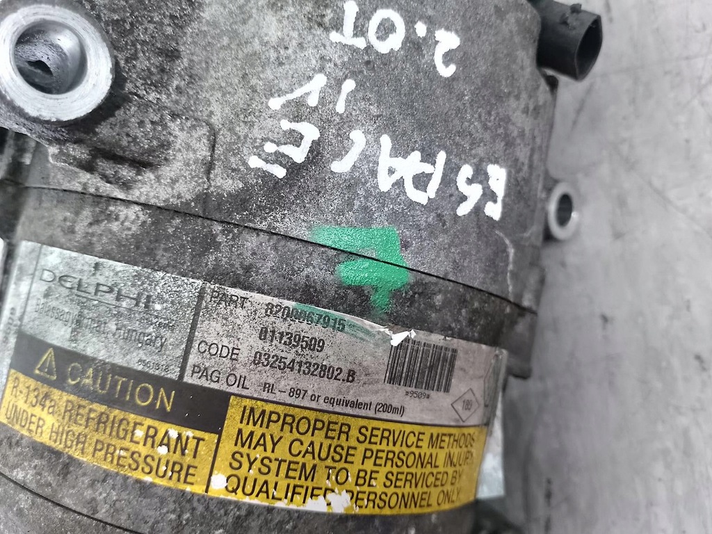 фото №8, Насос, компресор кондиціонера renault espace iv 8200067915 01139509 2.0