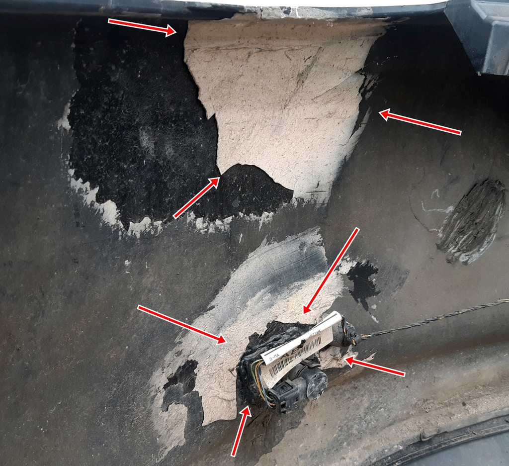 фото №10, Jaguar xf 2009r бампер задняя задний pdc