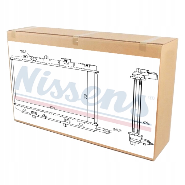 фото №1, Nissens 62455a радіатор, система охолодження двигуна