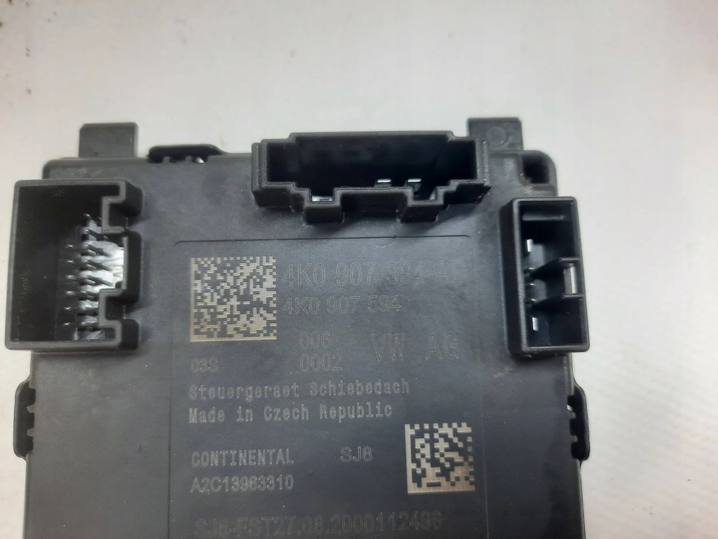 фото №5, Блок керування люк audi a6 c8 a8 d5 a7 arteon 4k0907594ad