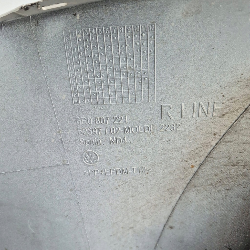 фото №14, Vw polo v 5 6r r-line 09-14 бампер перед передний spr 6r0807221