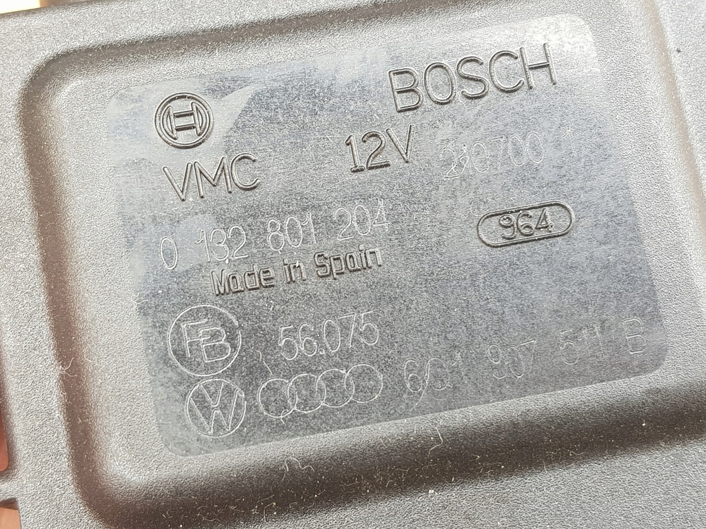 фото №7, Моторчик обігрівача audi a2 / polo iv 9n / 0132801204 6q1907511b справний