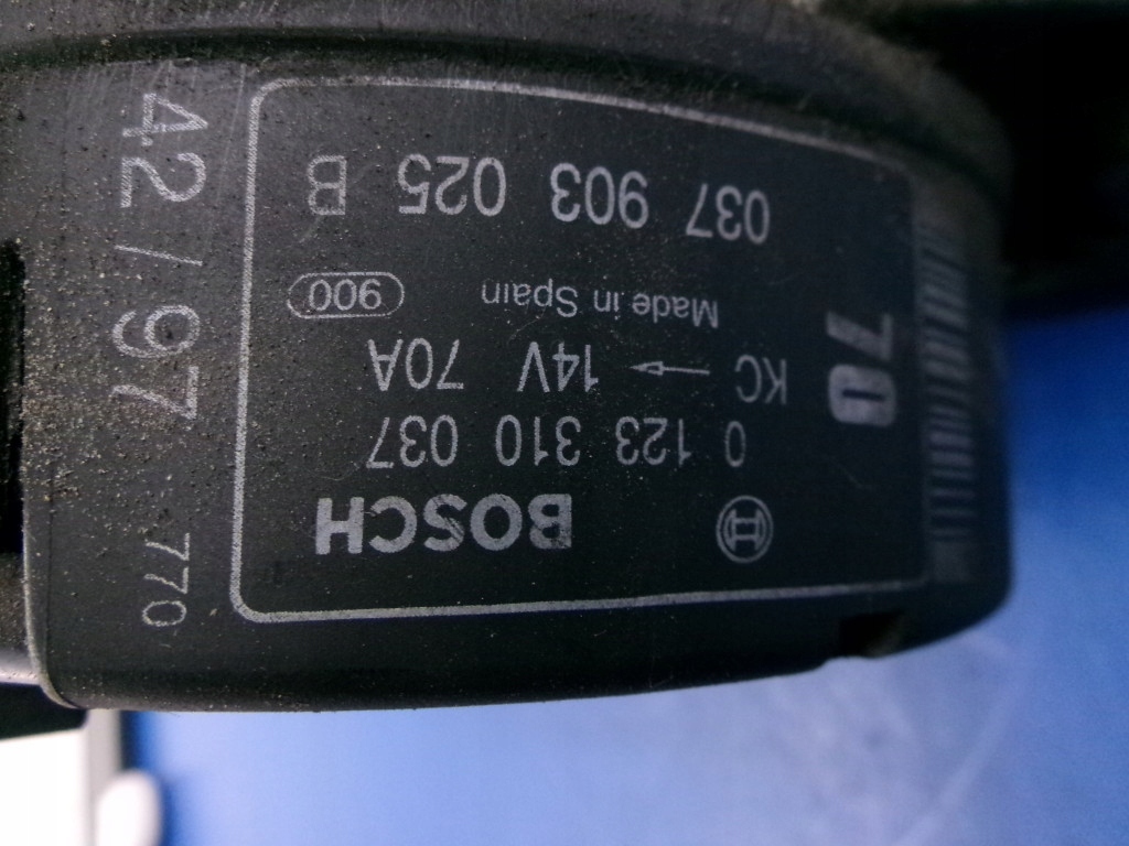 Vw golf 4 iv 1.4 генератор 037903025b 0123310037 70a перевірений Недорого