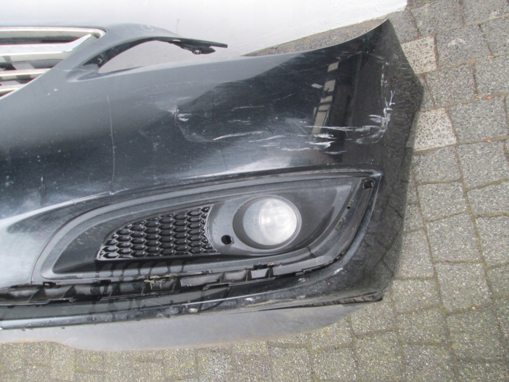 Бампер передний комплектный  opel insignia a рестайлинг  fl 2013-17 чёрный Доставка