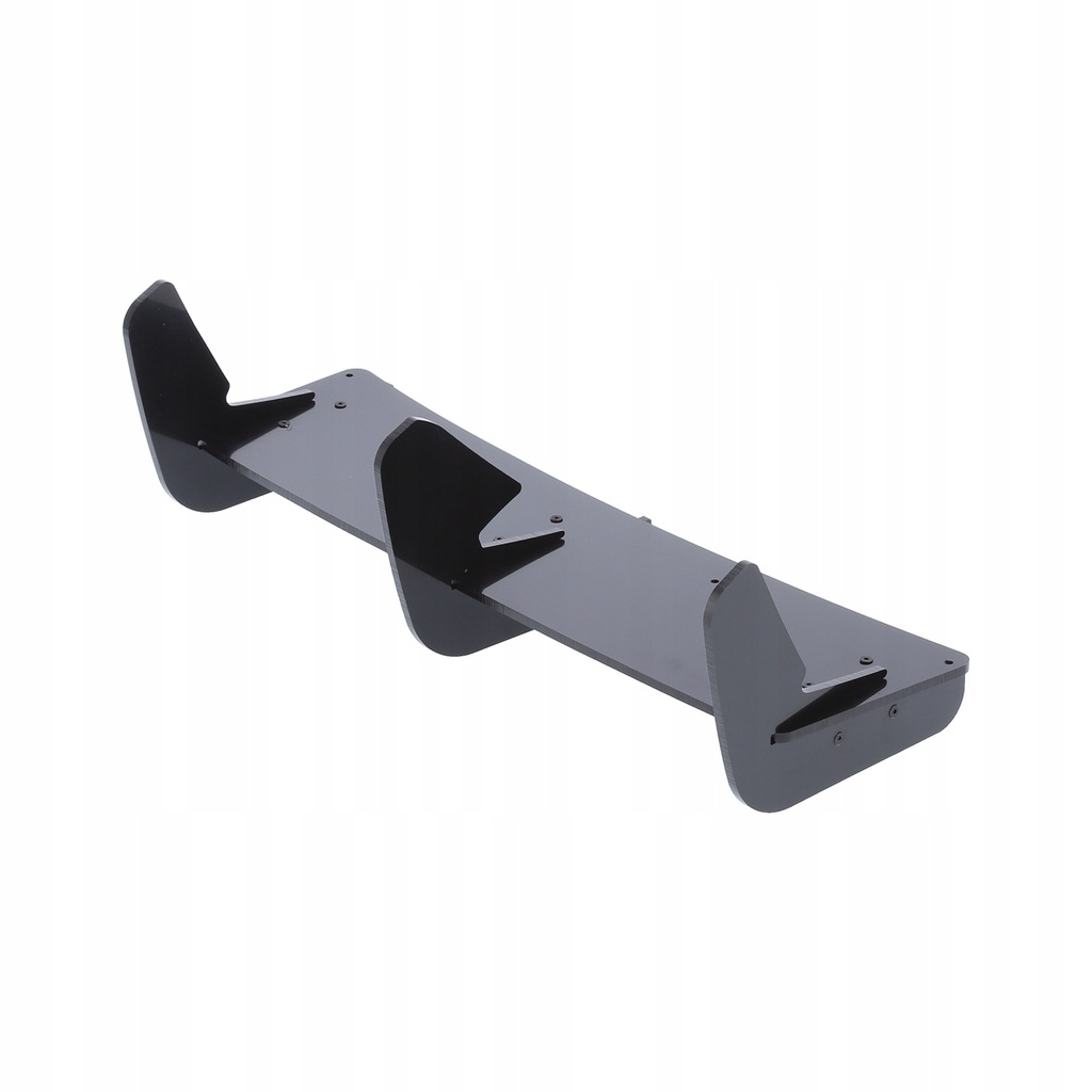 фото №16, Чёрный блестящий диффузор заднего бампера w