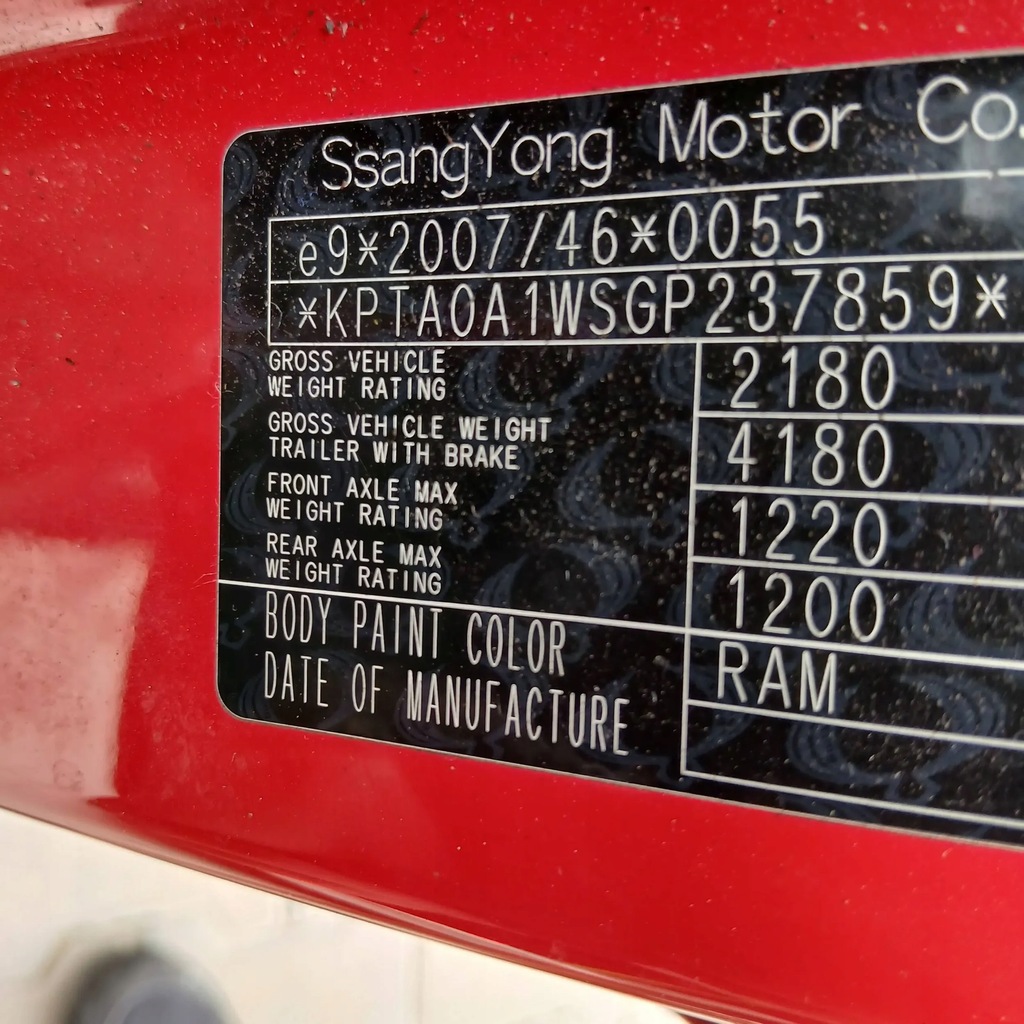 фото №14, Ssangyong korando капот передня лампа kompletny перед лак ram lift 2016