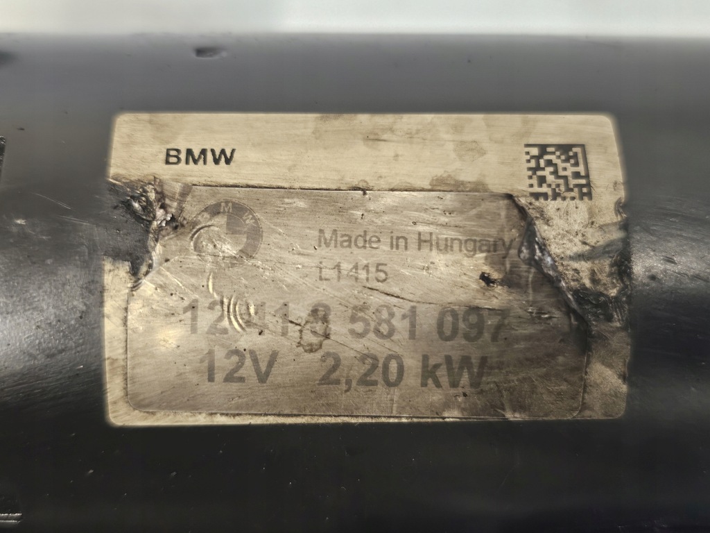 Bmw 1 3 5 x3 2.0 d n47d20a 143km 09r стартер 8581097 1005841580 с Разборки