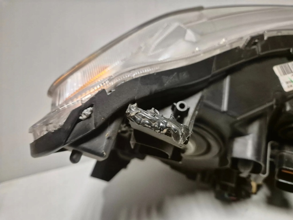 фото №7, Mitsubishi lancer 8 viii evo x 07r- лампа ліва фара лівий перед