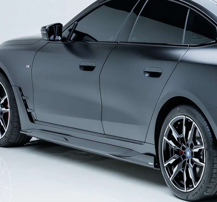 фото №9, Карбоновые накладки накладки пороговые боковой bmw i4 g26 sq style