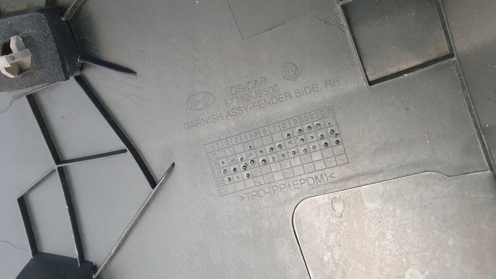 фото №9, Hyundai kona 17-молдинг крыла правая перед org