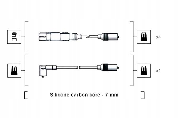 фото №1, Набор трубопровод зажигания magneti marelli 941318111270
