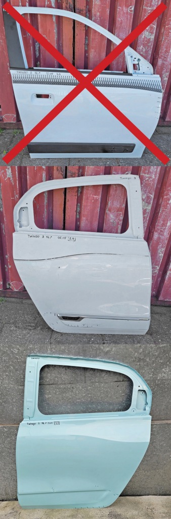 фото №1, Двері задні праве ліва renault twingo 3 iii 2014-