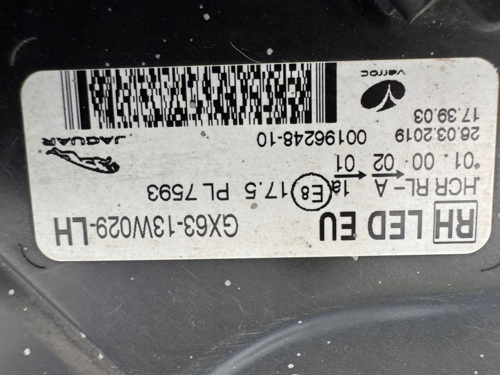 Купити Jaguar xf x260 фара gx6313w029lh