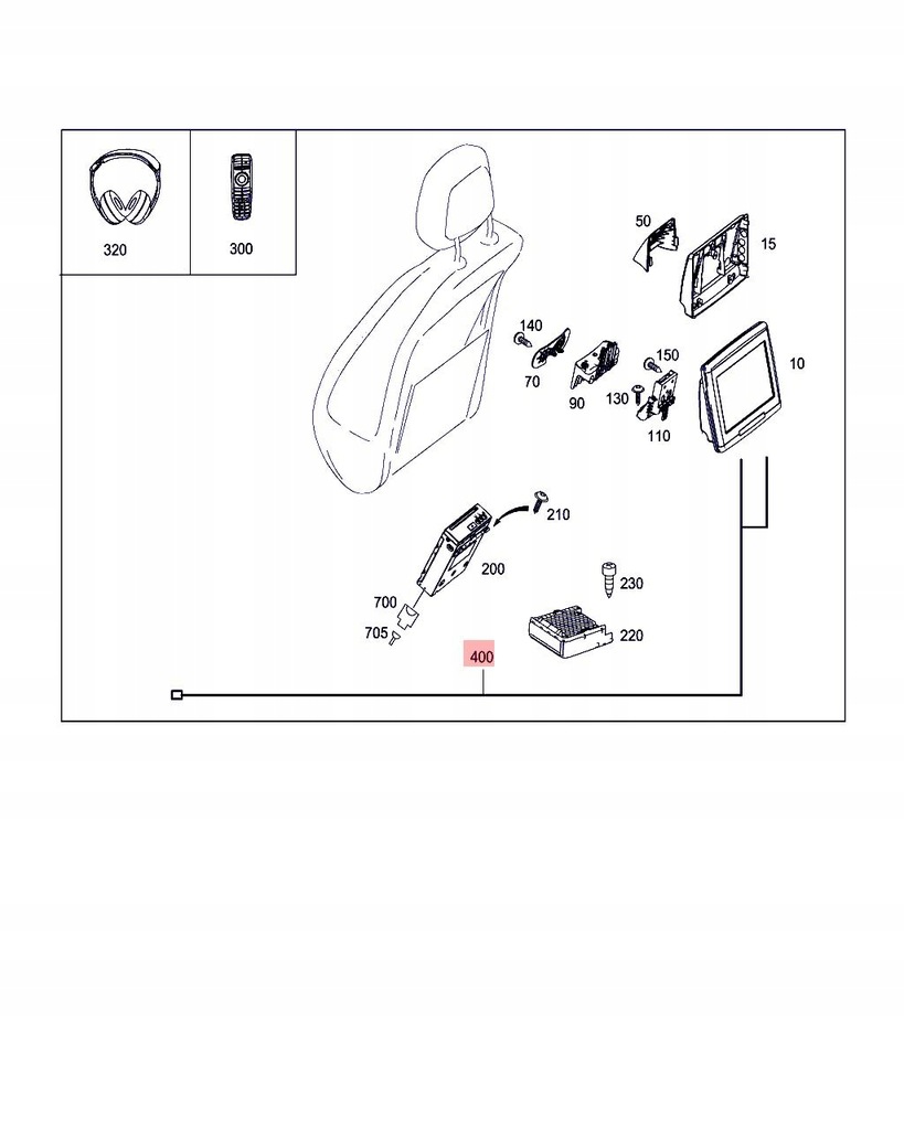 фото №9, Дисплей lcd экран подголовник mercedes ml w164 gl x164 a1644409809
