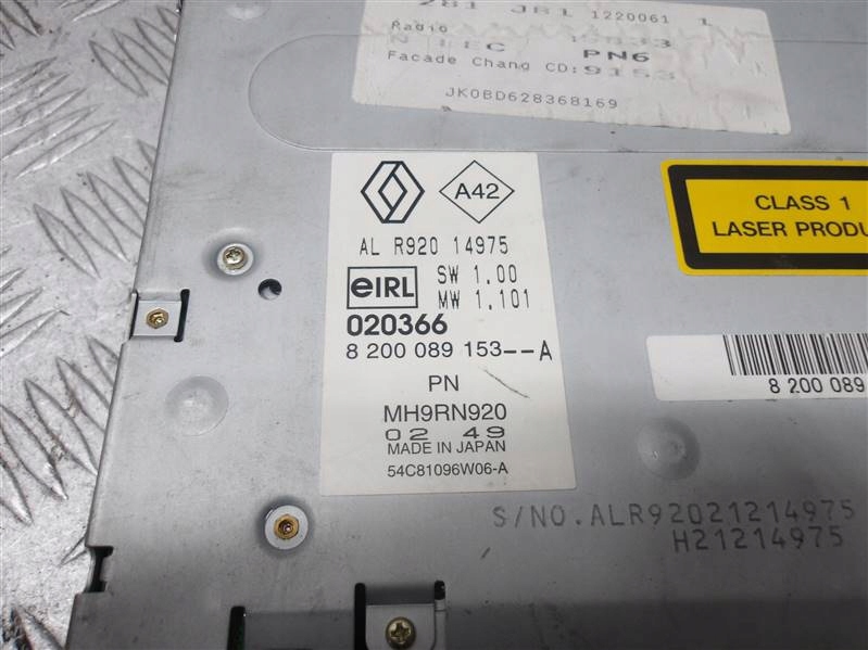 фото №4, Радио чейнджер pilot kpl renault espace iv 4