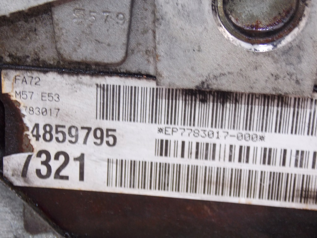 фото №7, Двигатель bmw x5 e53 3.0 d m57 range rover iii l322 0445110047 kompletny