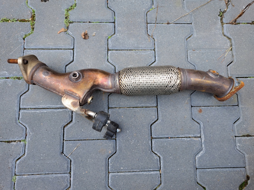 фото №1, Hyundai santa fe iv соединитель гибкий выхлоп труба выхлопная 2.2 crdi