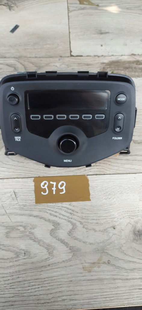 фото №1, Радіо заводський 86120-0h040 toyota aygo ii