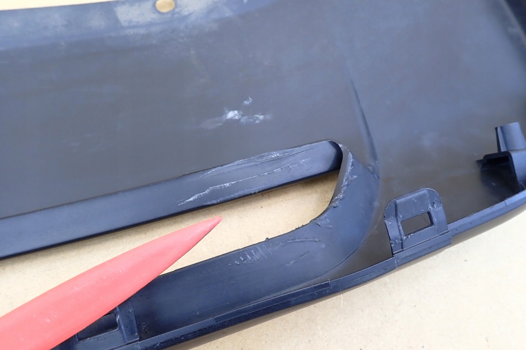 Mitsubishi asx 10- накладка спойлер бампера перед передній 18my3x45 оригінальний номер Київ