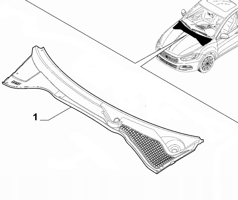 фото №1, Жабо fiat tipo