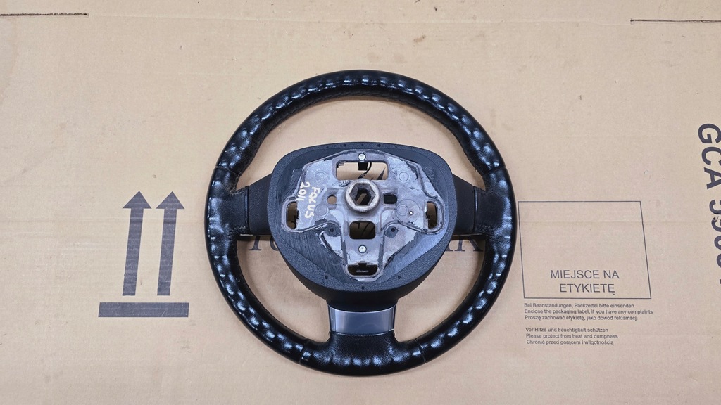 фото №10, Ford focus mk2 ii 2004 - 2011 r. lift fl повітропровід 3 trzy спицевий шкіра !