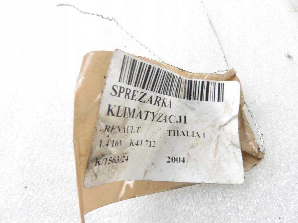 фото №6, Компресор кондиціонера renault thalia i 1.4 16v - k4j 712 8200315744