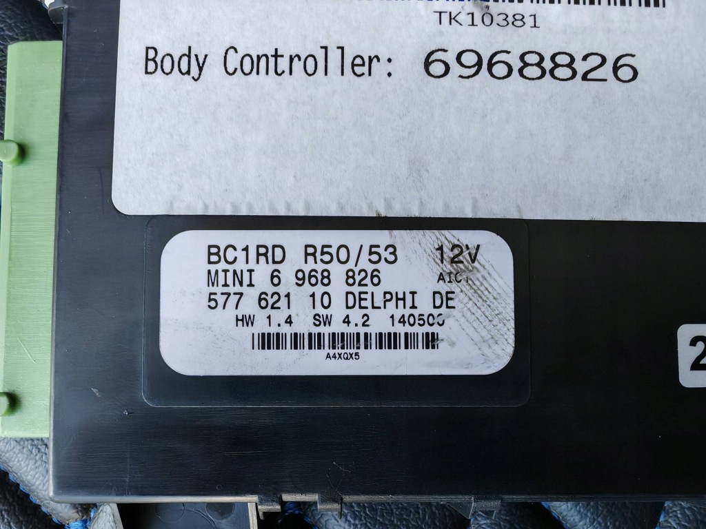 фото №2, Mini cooper one r50 r53 модуль комфорта 6968826 57762110+