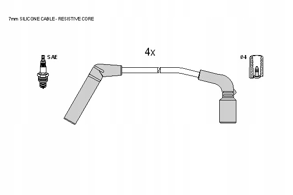 фото №1, Шланг зажигание starline zk 8792