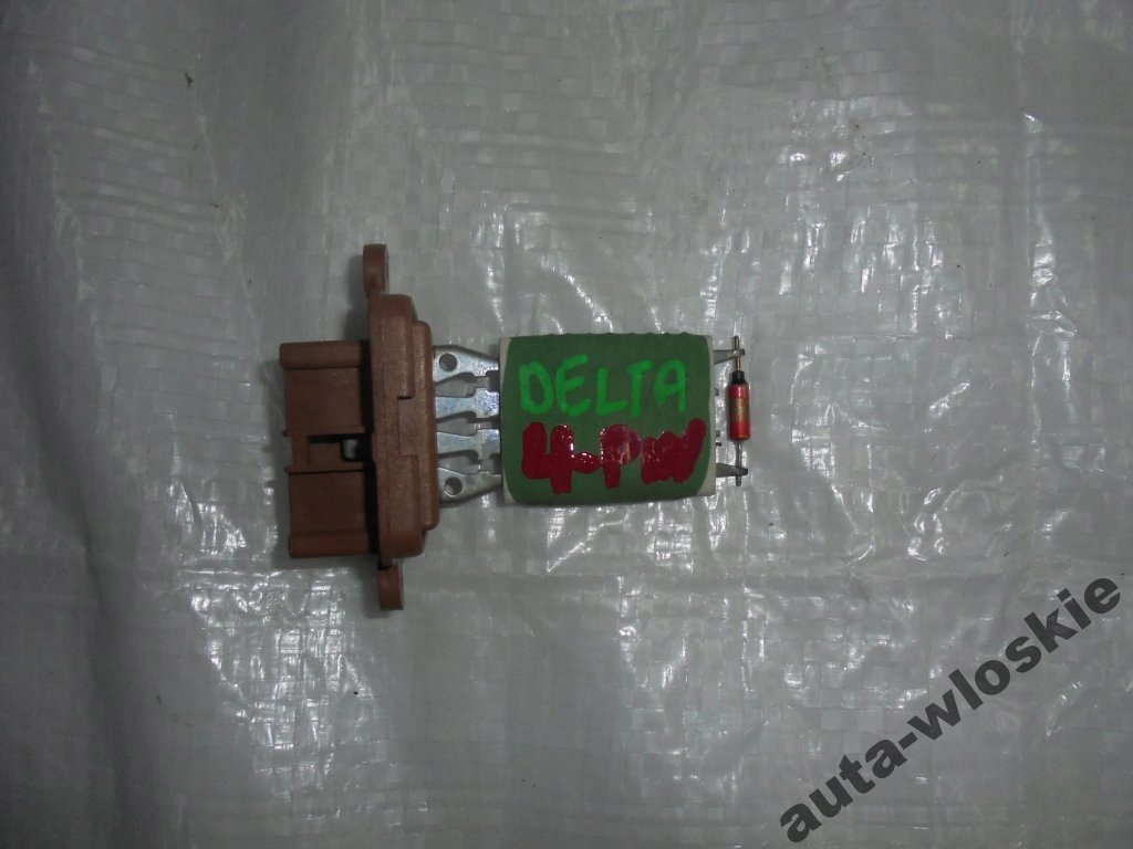 фото №1, Резистор вентилятор резистор lancia delta 2012- 4-pin