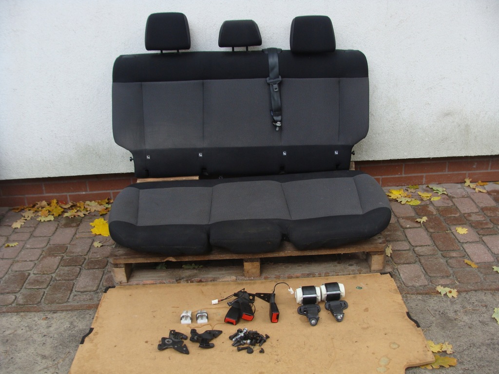 фото №1, Заднее сиденье задняя задняя ремни безопасности защёлки переходник citroen c4 cactus