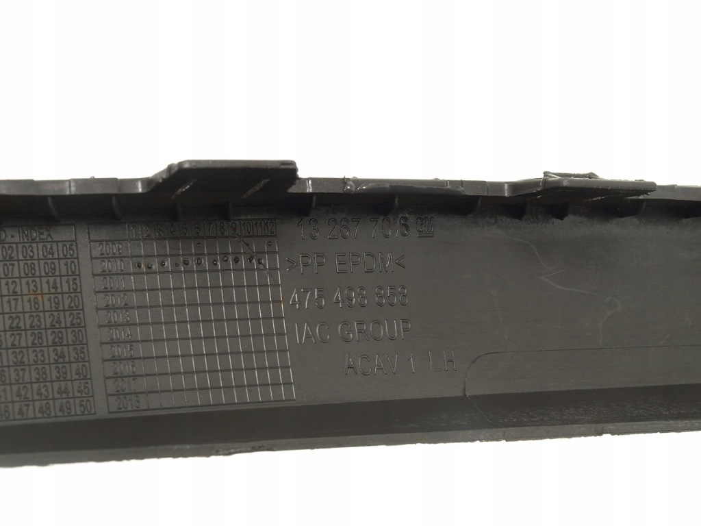 Opel meriva b накладка-спойлер накладка бампера левый перед 13267706 Цена