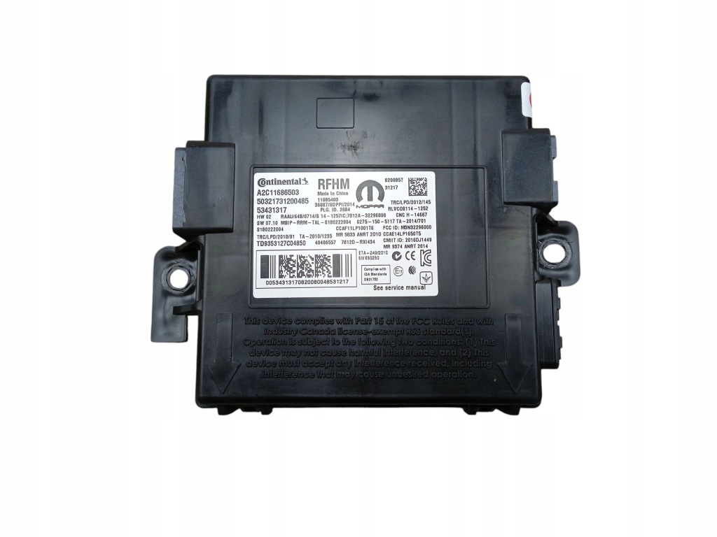 Купить Модуль кондиционера jeep compass 2 2017-2020 53431317 a2c11686503