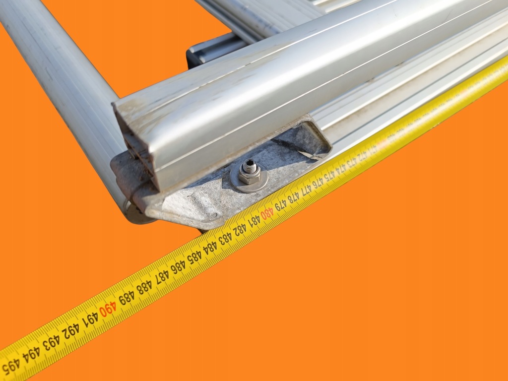 Багажник даховий aluminiowy 4,9m iveco daily 14+ l4h2 mobietec 1-szy монтаж Ціна