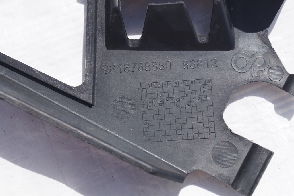 фото №8, Направляющая бампера задняя левый peugeot rifter 9816768880