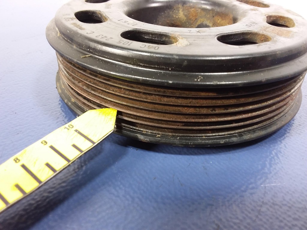 фото №6, Seat mii vw up 1.0b 60km шкив 04c105243c