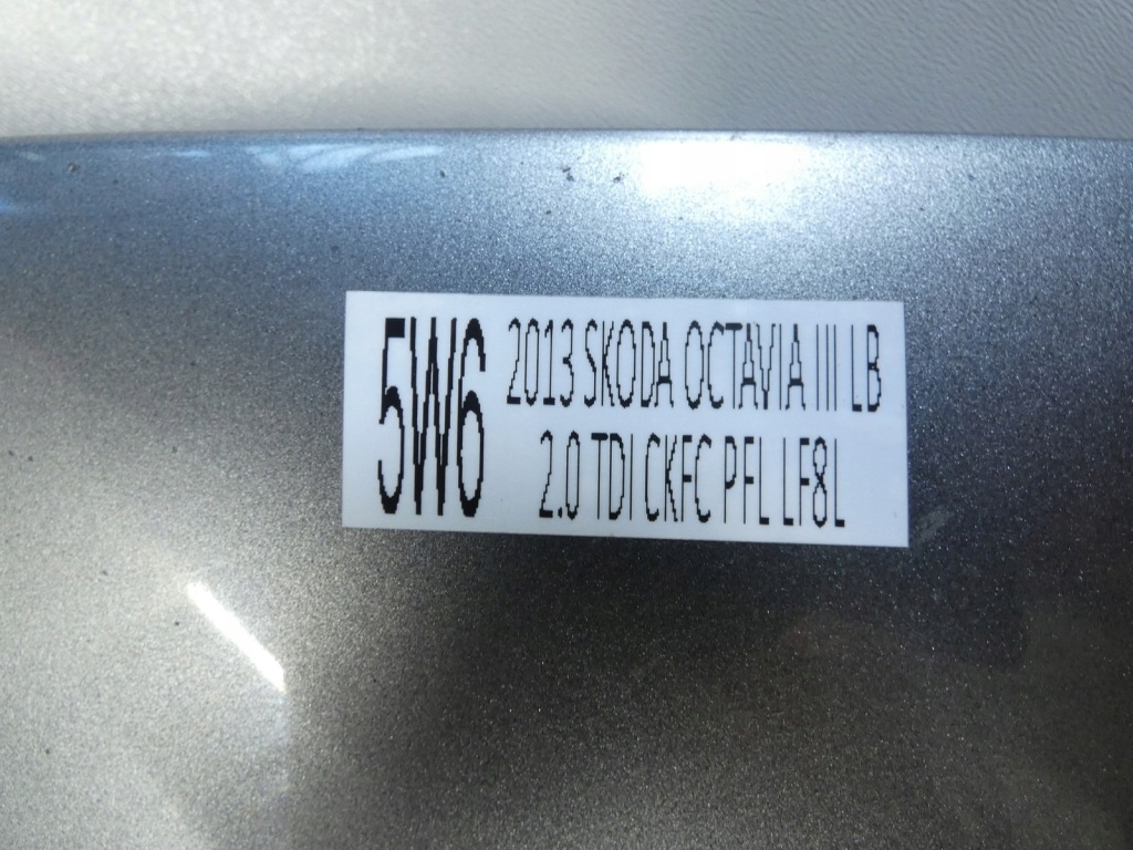 фото №10, Капот кришка двигуна skoda octavia iii 5e 12-16r lf8l