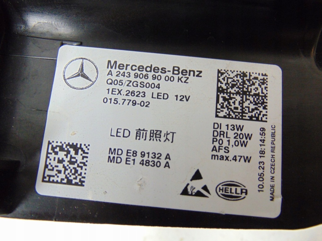 Фара правий перед mercedes eqb a2439069000 європа Київ