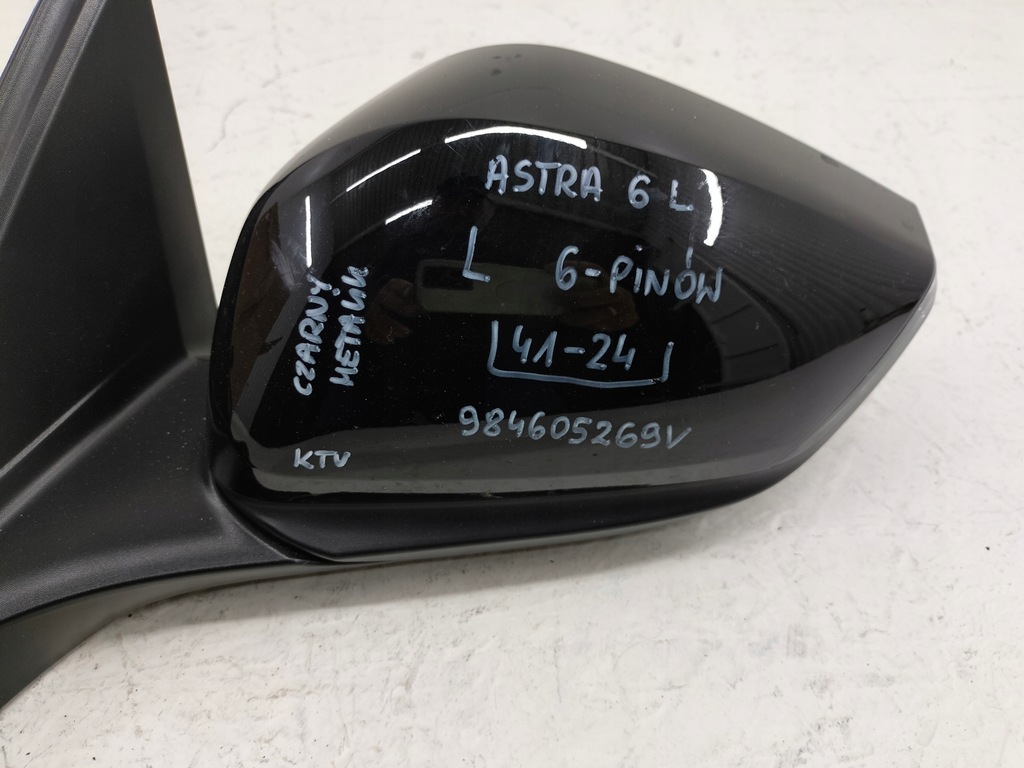 фото №6, Зеркало левая opel astra vi l 6 pinów