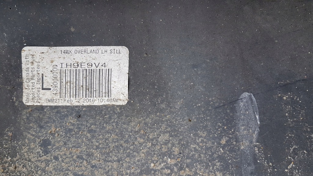 фото №6, Jeep grand cherokee wk2 молдинг поріг поріг l/p