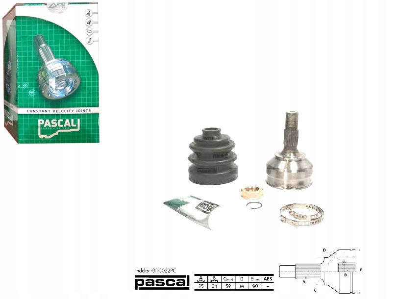 фото №1, Шарнир приводной наружный citroen berlingo berli